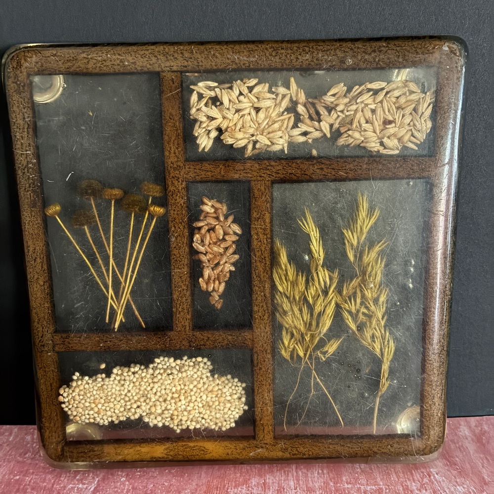 Vintage Botanical Resin Wall Art
